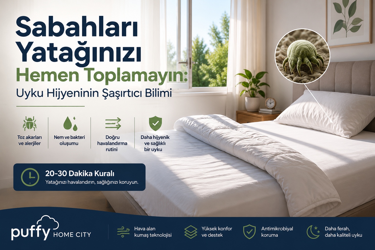 Sabahları Yatağınızı Hemen Toplamayın: Uyku Hijyeninin Şaşırtıcı Bilimi