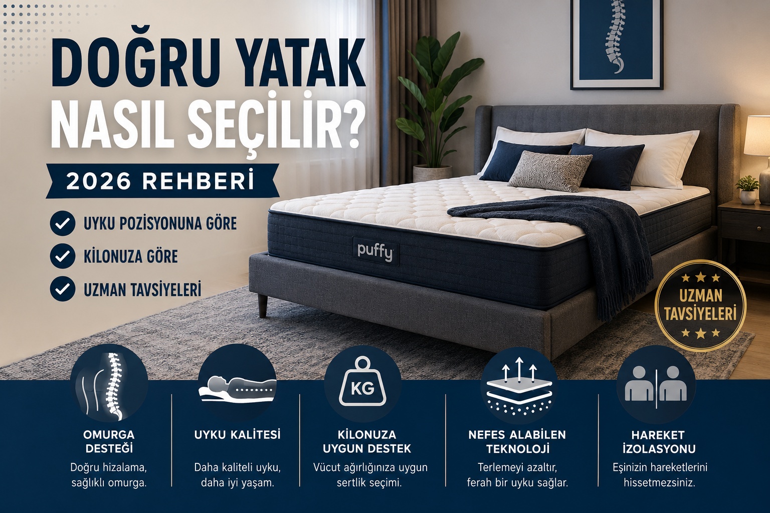 Doğru Yatak Nasıl Seçilir? (2026 Rehberi)